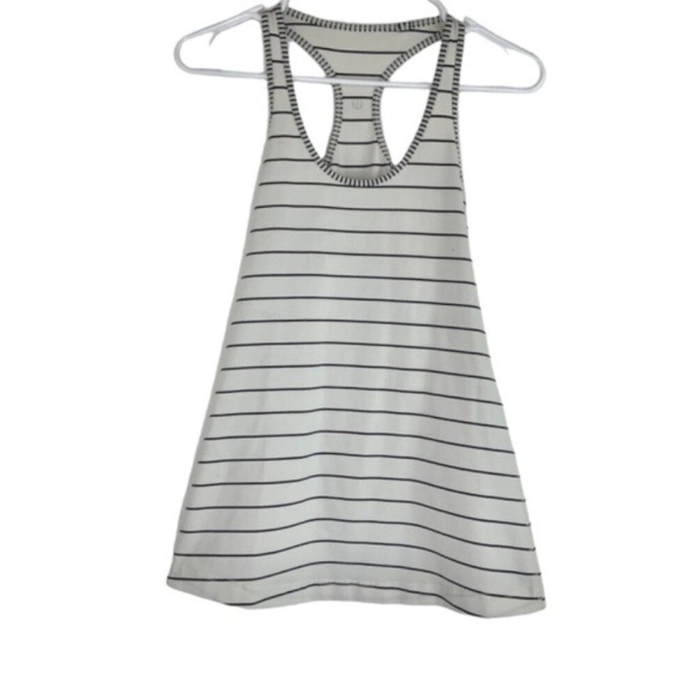 Lululemon Racerback Striped Tank Top